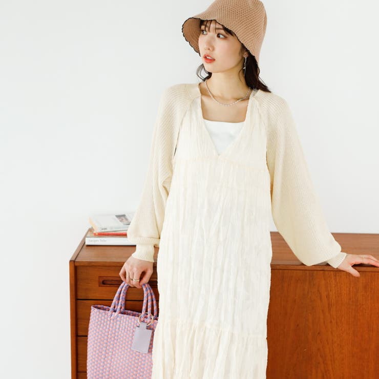 畦編ショートボレロカーディガン | GeeRA | 詳細画像15 