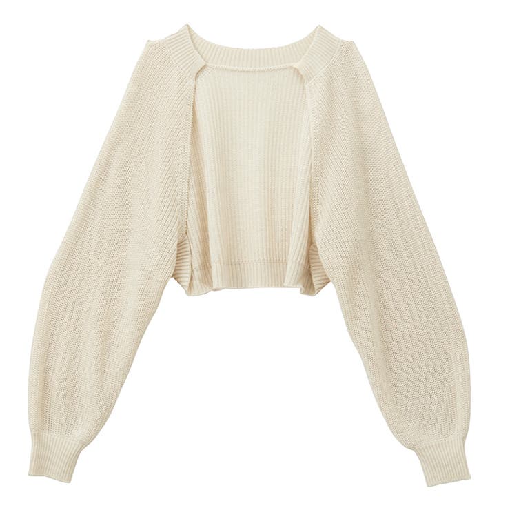 畦編ショートボレロカーディガン | GeeRA | 詳細画像25 