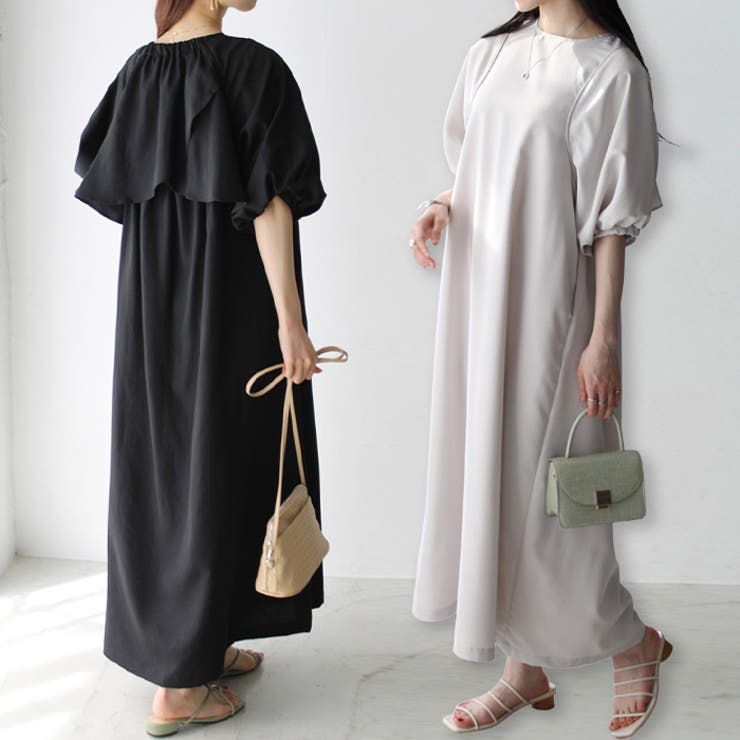 バックケープワンピース＜夏服＞ | GeeRA | 詳細画像1 