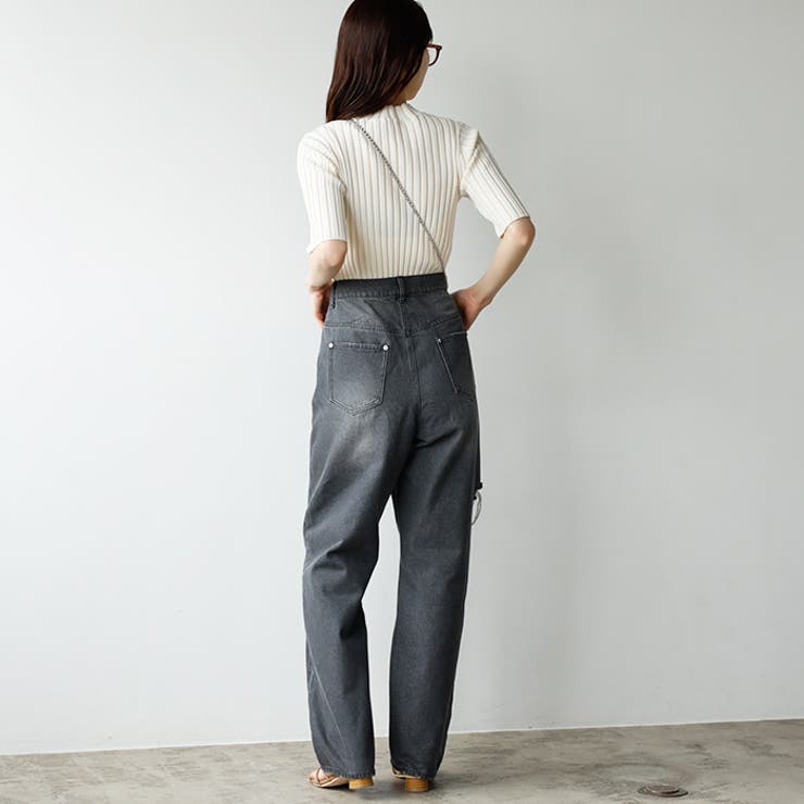 ウエストデザインダメージデニムパンツ[品番：GERW0010294]｜GeeRA