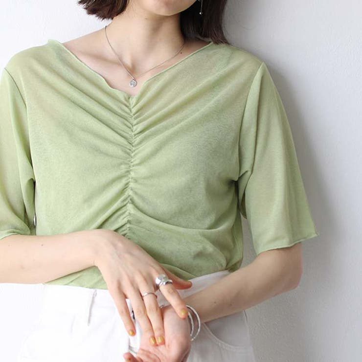 Vネックシャーリングカットソー | GeeRA | 詳細画像5 