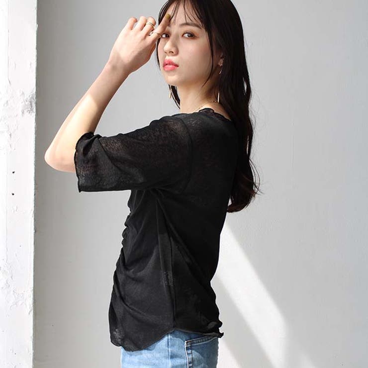 Vネックシャーリングカットソー | GeeRA | 詳細画像31 