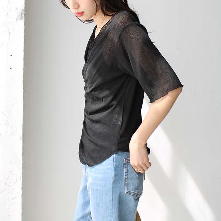 Vネックシャーリングカットソー | GeeRA | 詳細画像32 