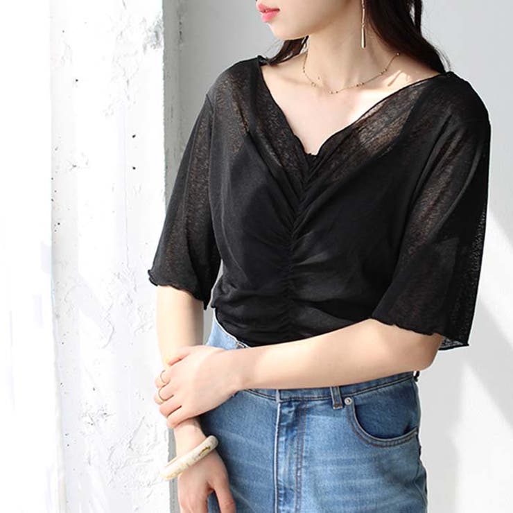 Vネックシャーリングカットソー | GeeRA | 詳細画像34 