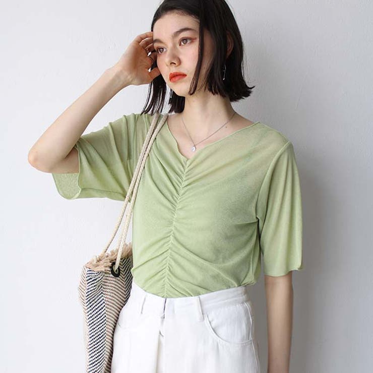 Vネックシャーリングカットソー | GeeRA | 詳細画像7 