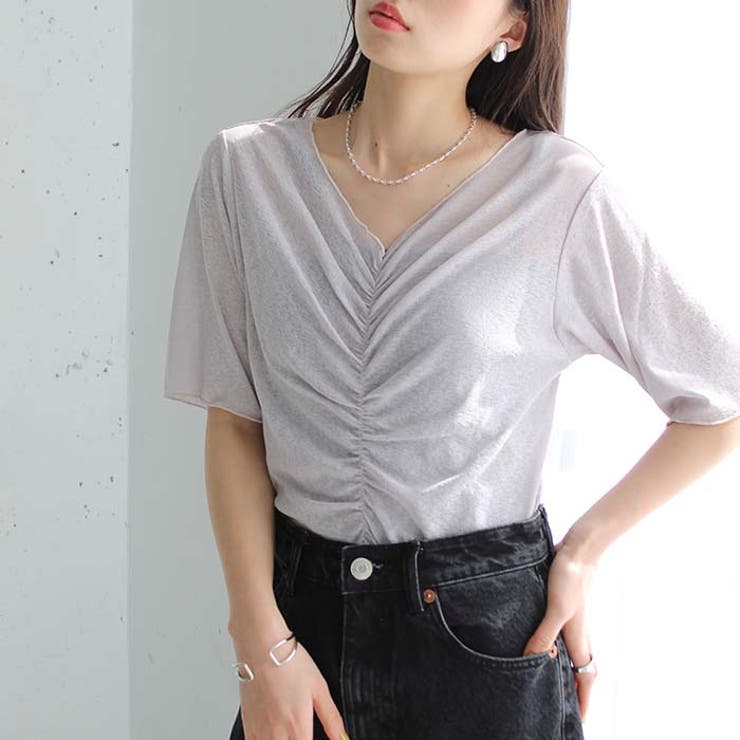 Vネックシャーリングカットソー | GeeRA | 詳細画像42 