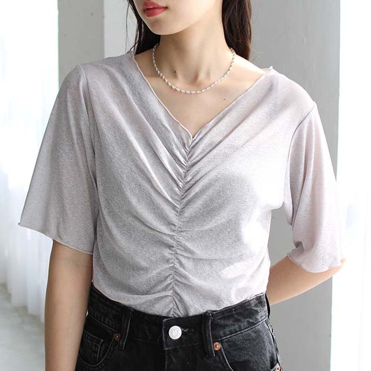 Vネックシャーリングカットソー | GeeRA | 詳細画像43 