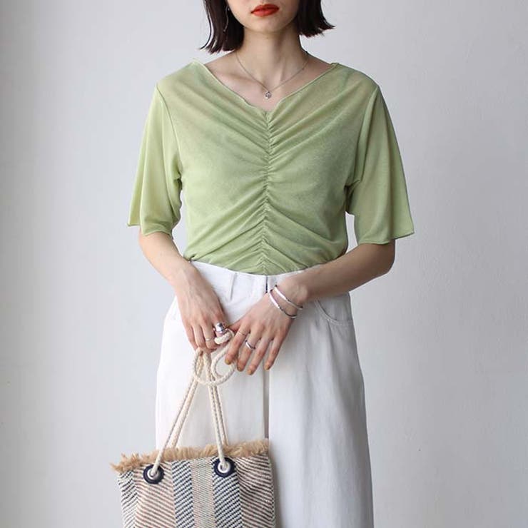 Vネックシャーリングカットソー | GeeRA | 詳細画像8 