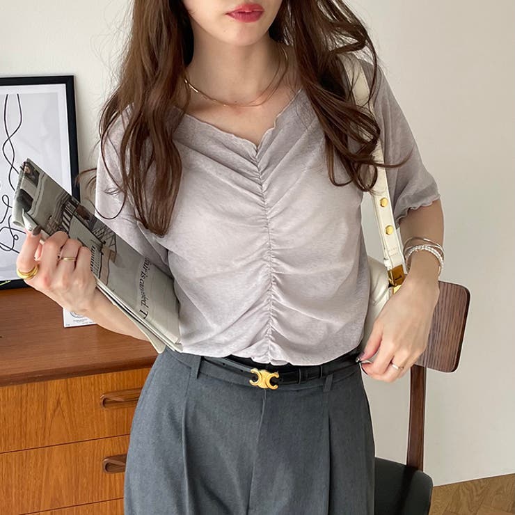 Vネックシャーリングカットソー | GeeRA | 詳細画像40 