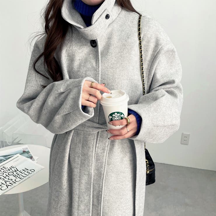 ２ＷＡＹカラーフェイクウールコート[品番：GERW0010346]｜GeeRA