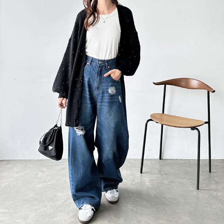 ダメージカーブデニムパンツ | GeeRA | 詳細画像13 