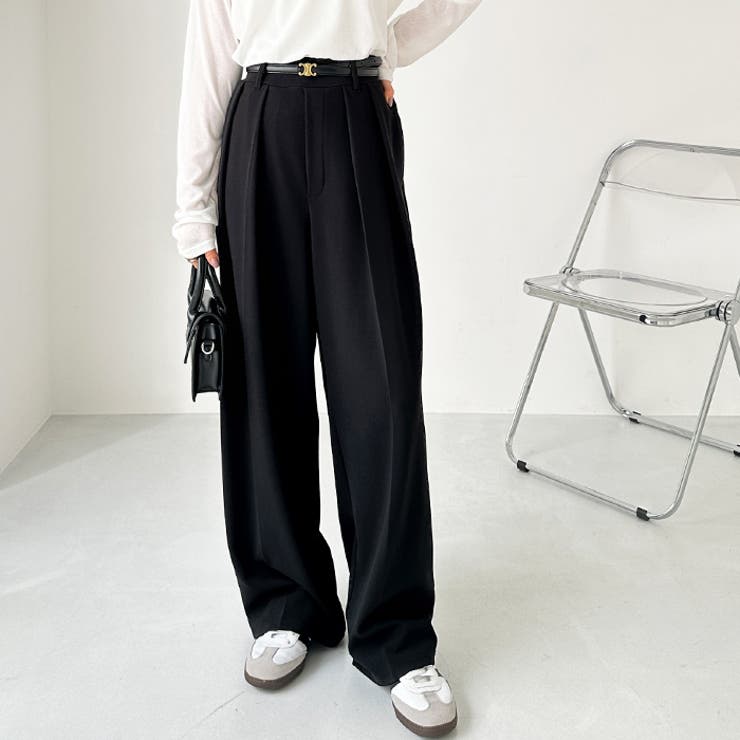 スラックス ワイドパンツ ハイウエスト 着痩せ 楽天市場】【8/11まで5％OFFクーポン】GeeRA インタック
