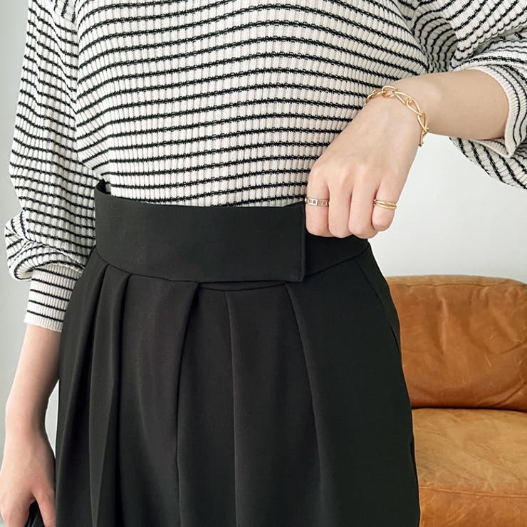 タックワイドバレルパンツ | GeeRA | 詳細画像5 