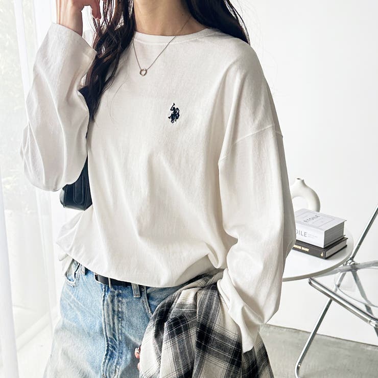 【Ｕ．Ｓ． ＰＯＬＯ ＡＳＳＮ．】オーバーサイズ刺しゅうロンＴ | GeeRA | 詳細画像12 