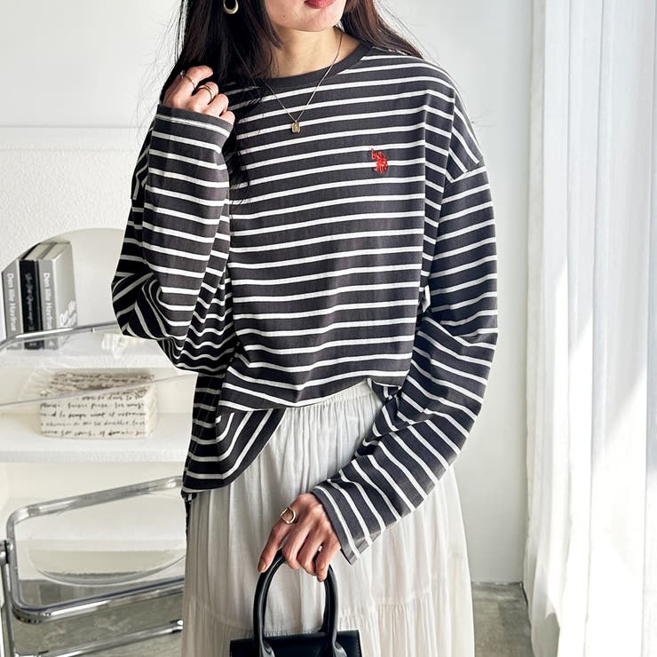 【Ｕ．Ｓ． ＰＯＬＯ ＡＳＳＮ．】オーバーサイズ刺しゅうロンＴ | GeeRA | 詳細画像57 