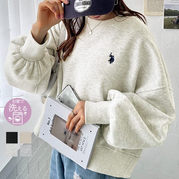 U．S． POLO ASSN】ショートスウェット 裏起毛[品番