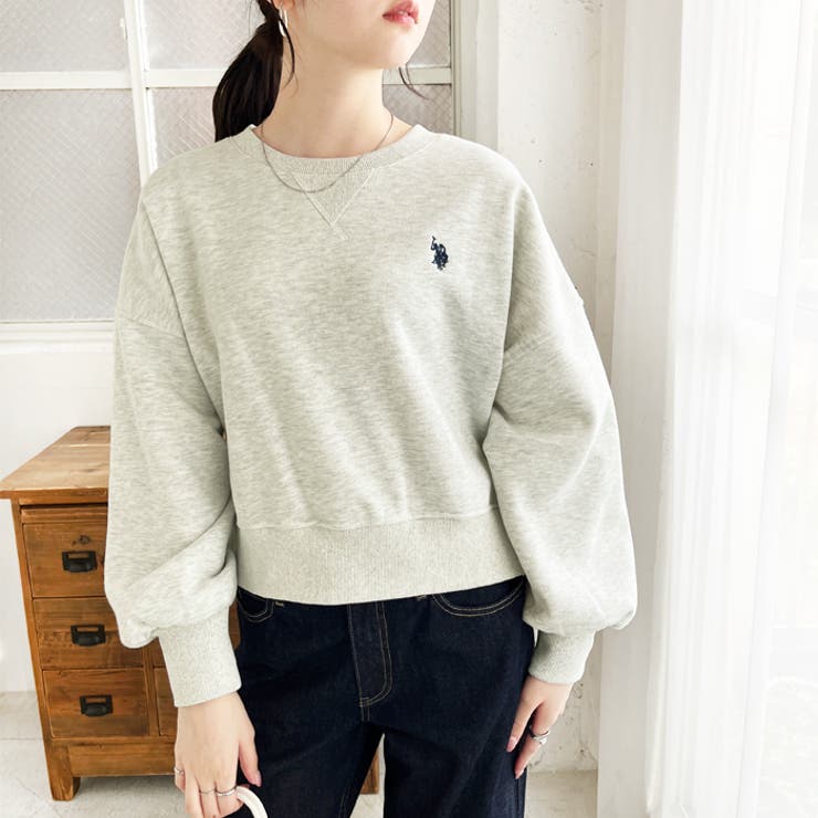 【Ｕ．Ｓ． ＰＯＬＯ ＡＳＳＮ】裏起毛ショートスウェット | GeeRA | 詳細画像7 
