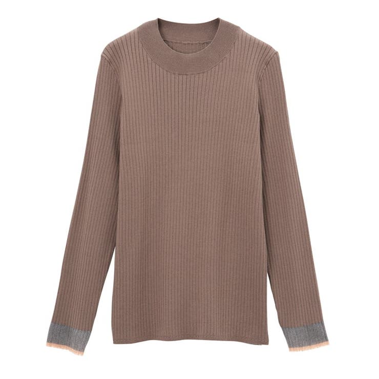 袖口シアーハイネックリブニットトップス | GeeRA | 詳細画像37 