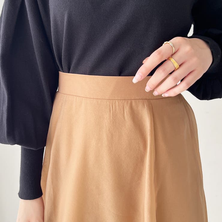 シアーデザインフレアーロングスカート | GeeRA | 詳細画像13 