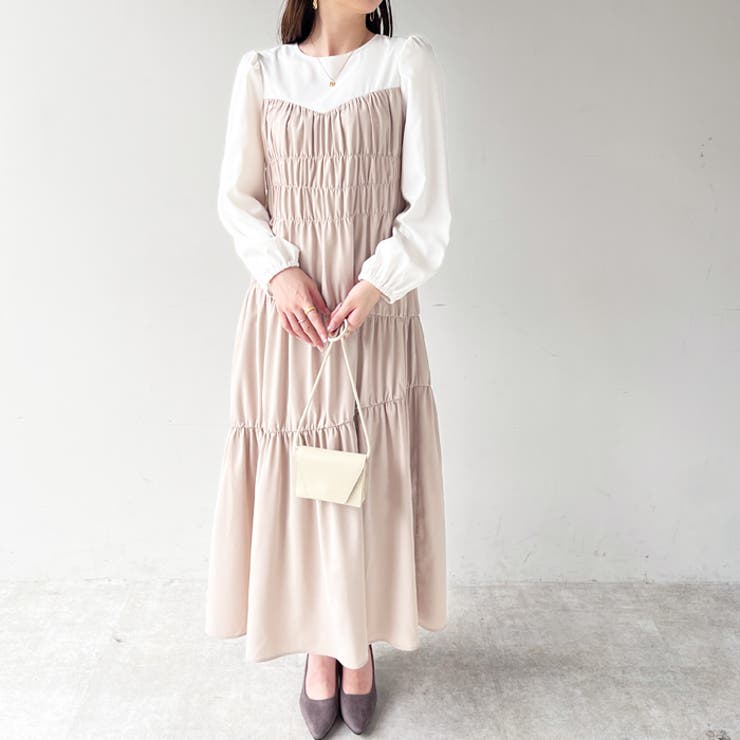 オケージョンにも対応！コルセット風デザインワンピース | GeeRA | 詳細画像12 