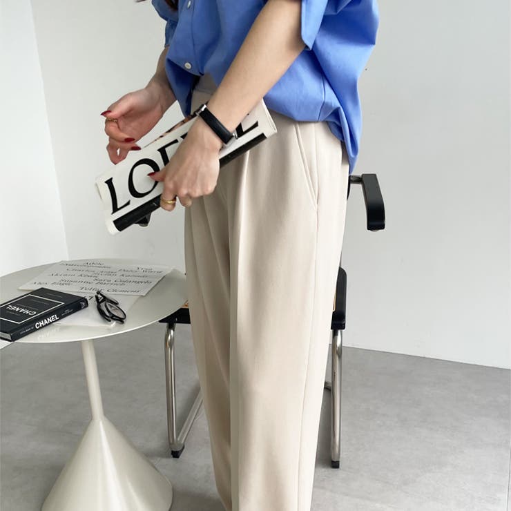 美脚魅せタックワイドスラックスパンツ | GeeRA | 詳細画像32 