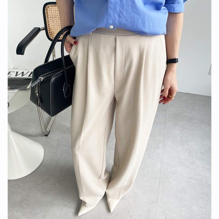 美脚魅せタックワイドスラックスパンツ | GeeRA | 詳細画像33 