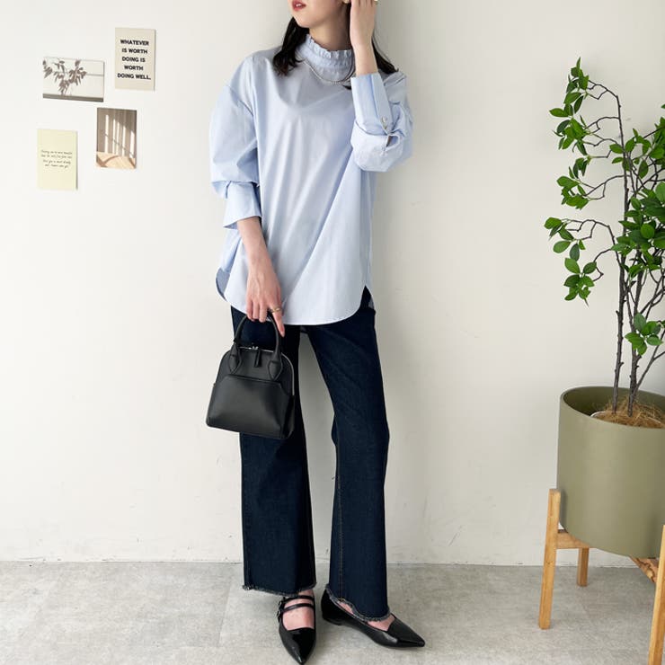 フリルカラーシャツブラウス | GeeRA | 詳細画像9 