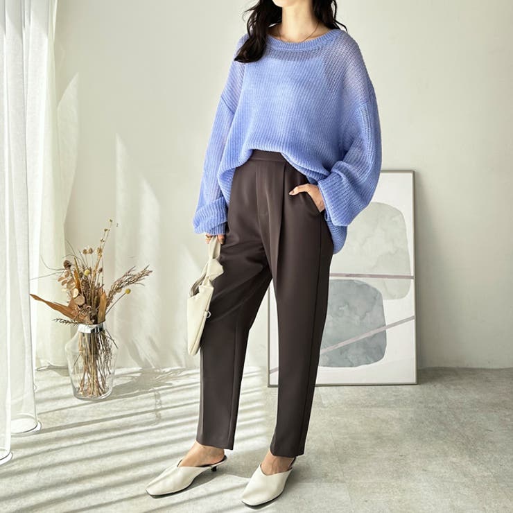 美脚きれい魅せ！テーパードパンツ | GeeRA | 詳細画像20 