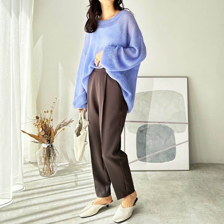 美脚きれい魅せ！テーパードパンツ | GeeRA | 詳細画像21 