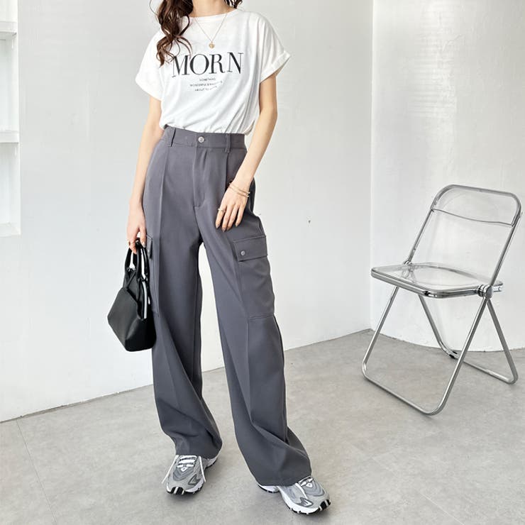 タックワイドストレートカーゴパンツ | GeeRA | 詳細画像11 