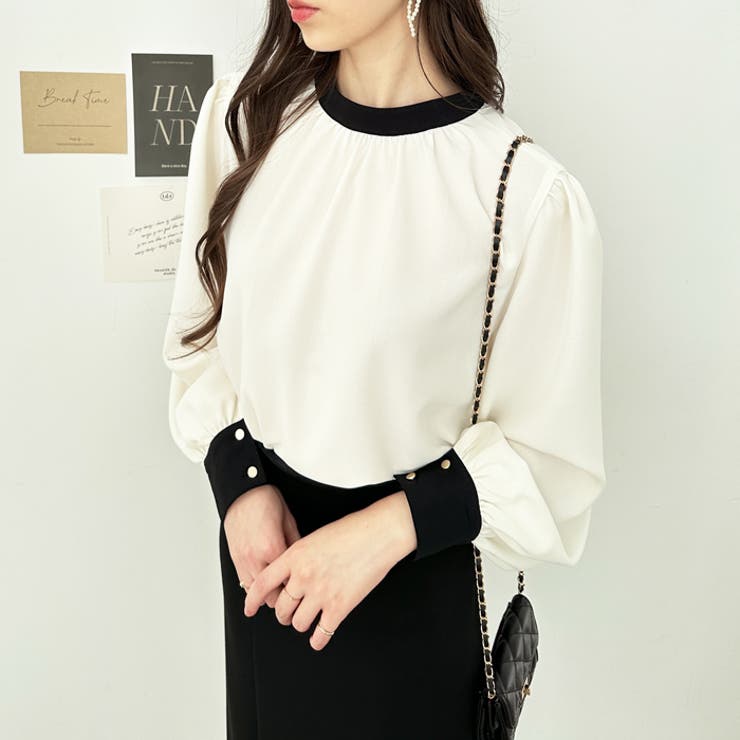 前後２ＷＡＹバイカラーブラウス | GeeRA | 詳細画像16 