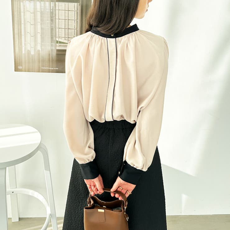 前後２ＷＡＹバイカラーブラウス | GeeRA | 詳細画像33 