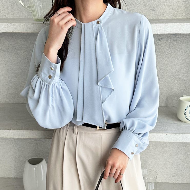 ２ＷＡＹドレープスカーフタイブラウス | GeeRA | 詳細画像34 