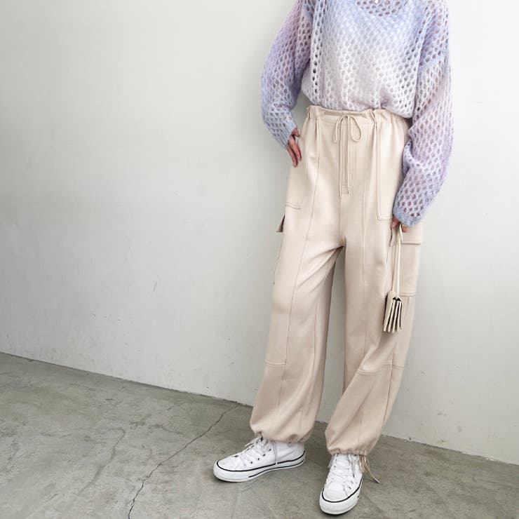 やわらか素材カーゴパンツ[品番：GERW0010536]｜GeeRA（ジーラ