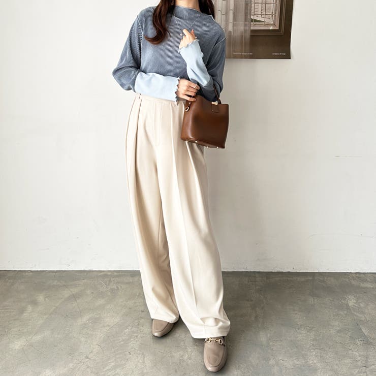 異素材ドッキング配色メロープルオーバー | GeeRA | 詳細画像18 