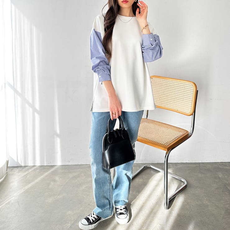 異素材ドッキングプルオーバー | GeeRA | 詳細画像17 