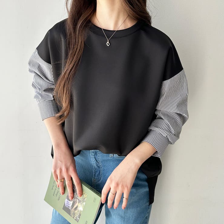 異素材ドッキングプルオーバー | GeeRA | 詳細画像5 