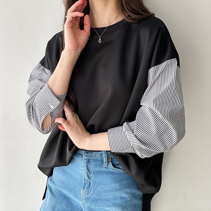 異素材ドッキングプルオーバー | GeeRA | 詳細画像7 