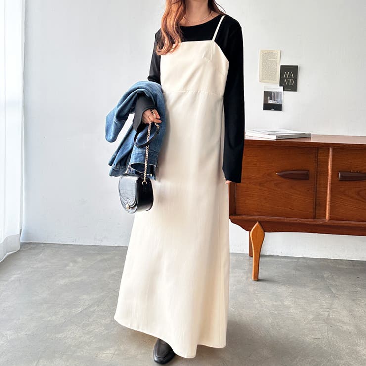 バックストラップデザインキャミワンピース | GeeRA | 詳細画像21 