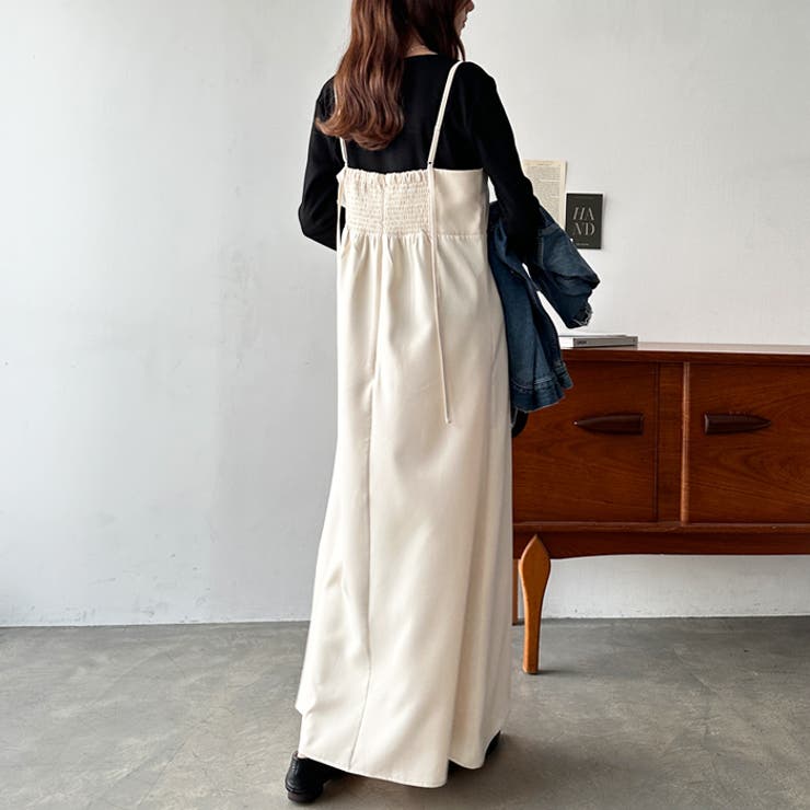 バックストラップデザインキャミワンピース | GeeRA | 詳細画像22 