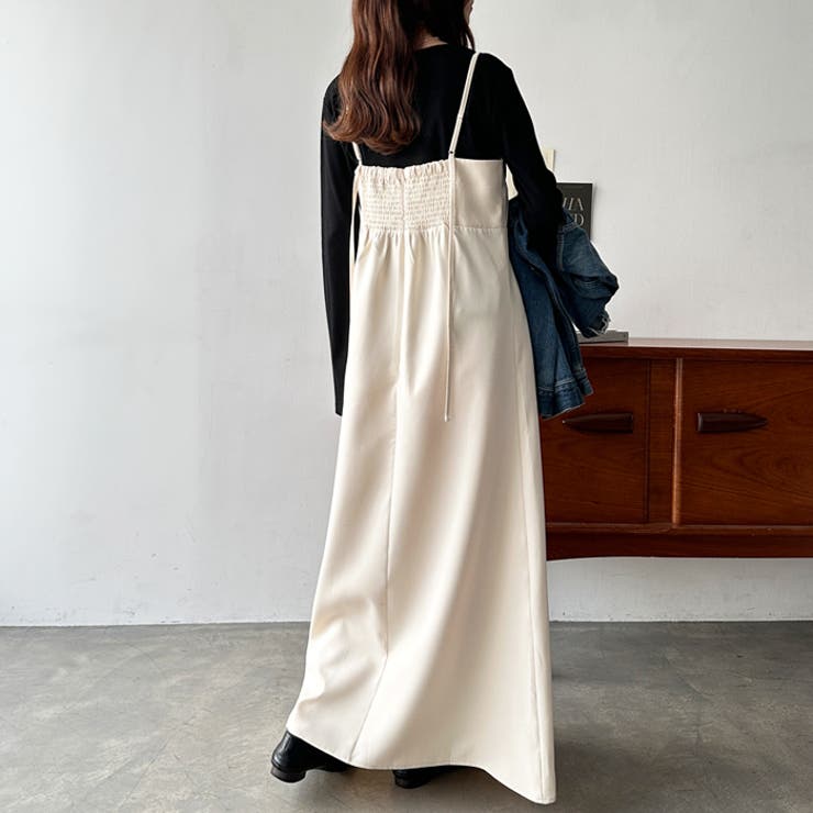 バックストラップデザインキャミワンピース | GeeRA | 詳細画像23 