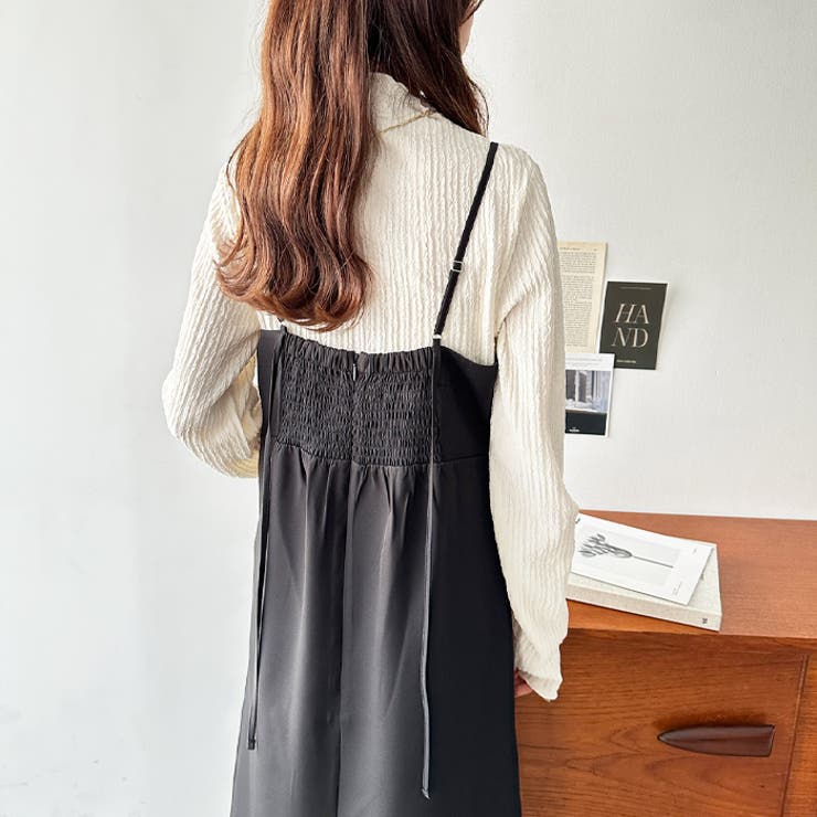 バックストラップデザインキャミワンピース | GeeRA | 詳細画像11 