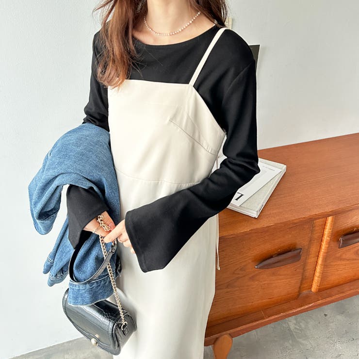 バックストラップデザインキャミワンピース | GeeRA | 詳細画像19 