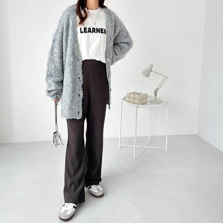 セルフカット美脚魅せセミフレアパンツ | GeeRA | 詳細画像19 