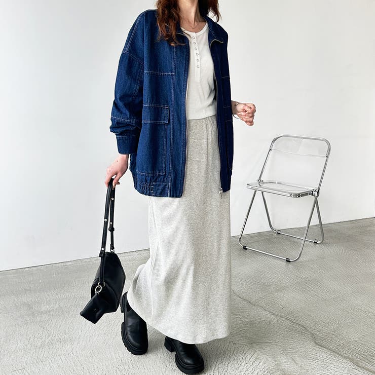 すっきり見え！リブタイトロングスカート | GeeRA | 詳細画像18 