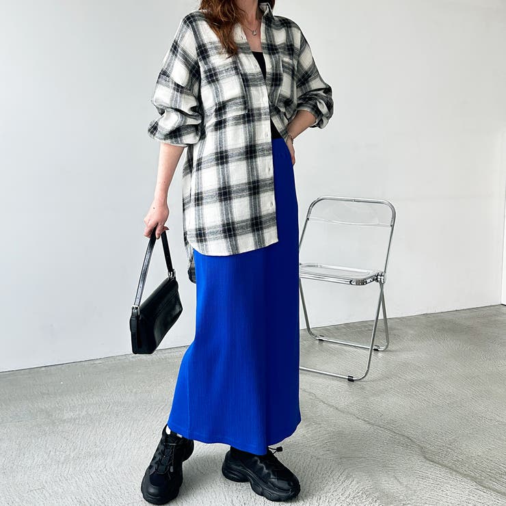 すっきり見え！リブタイトロングスカート | GeeRA | 詳細画像47 