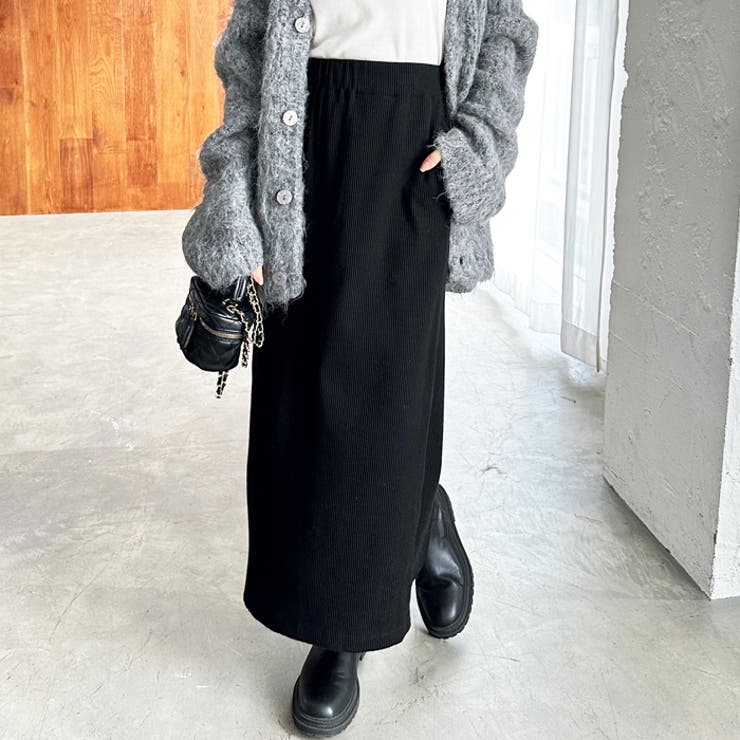 すっきり見え！リブタイトロングスカート | GeeRA | 詳細画像7 