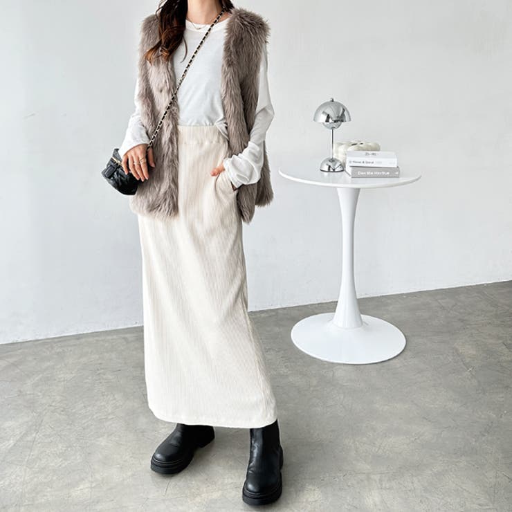 すっきり見え！リブタイトロングスカート | GeeRA | 詳細画像15 