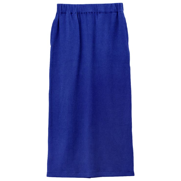 すっきり見え！リブタイトロングスカート[品番：GERW0010583]｜GeeRA