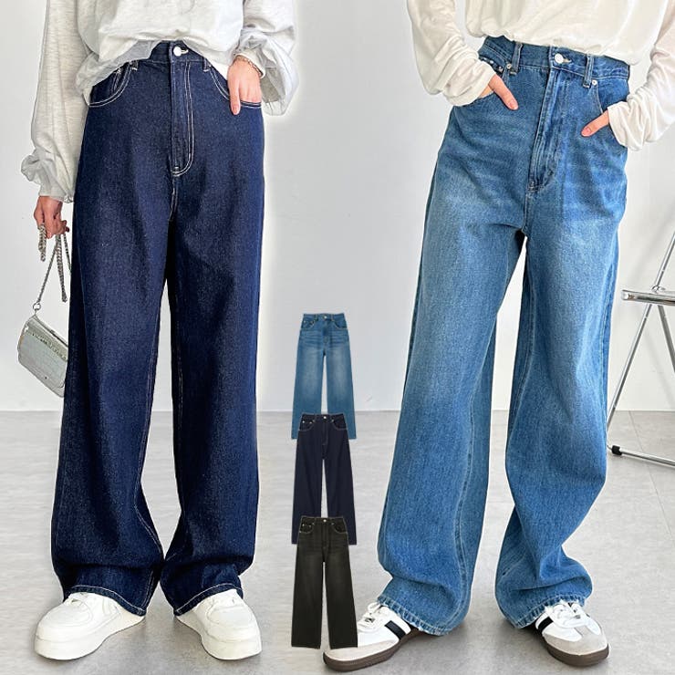 ハイウエストストレートデニム[品番：GERW0010588]｜GeeRA